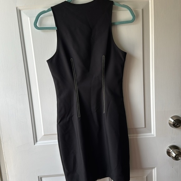 NWT T By Alexander Wang Sleeveless Tech Suiting Zip Front Dress - Picture 6 of 9
